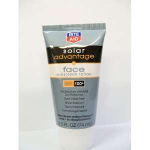  Rite Aid Solar Advantage Sunscreen Lotion, Face, SPF 100 