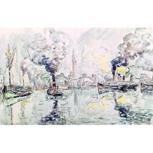   paintings   Paul Signac   24 x 16 inches   Cherbourg