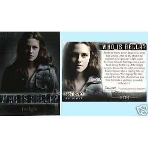  Twilight Trading Card HT 1 Who is Bella? 