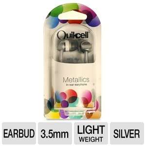  Quikcell Metallics In ear Earphones (Silver) Electronics