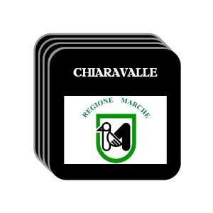 Italy Region, Marche   CHIARAVALLE Set of 4 Mini Mousepad Coasters