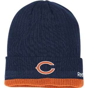 Chicago Bears Reebok 2010 Sideline Cuffed Knit Hat  Sports 
