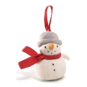  Gund Babys First Holiday Snowman Rattle Ornament 