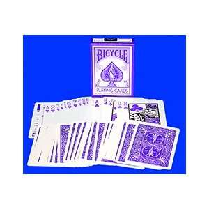   Bicycle Reverse Color Deck PURPLE   Gaff / Cards M