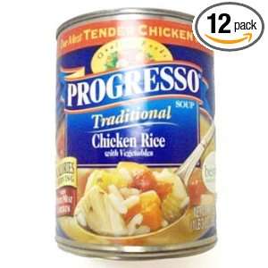 Progresso Traditional Soup, Chicken Rice with Vegetables, 19 Ounce 