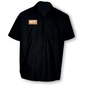  Throttle Threads NOS Shop Shirt, Black, Size XL 