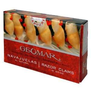 Geomar Chilean Gourmet Seafood, Razor Clams, 3.2 Ounces  