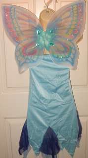 SS4U Fairy Costume Light Blue Wings Strapless Dress SM  