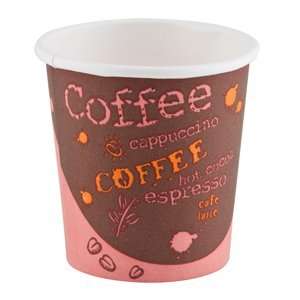  Choice 4 oz. Paper Hot Cup with Coffee Design 1000/CS 