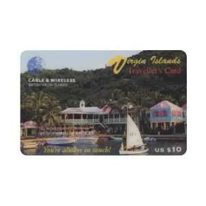 Collectible Phone Card $10. British Virgin Islands Travellers Card 