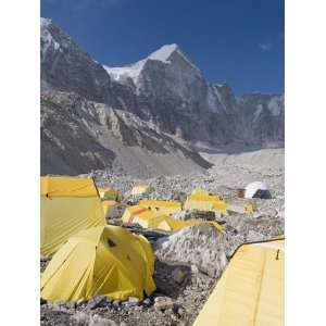  Yellow Tents at Everest Base Camp, Solu Khumbu Everest 