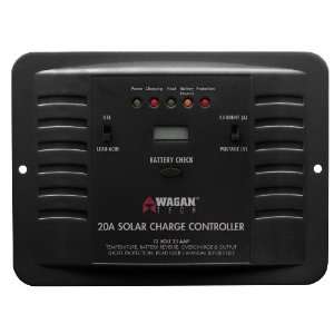  Wagan Tech 2511 Solar Charge Controller 20 Amp 12 Volt LCD 