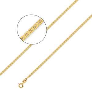  14K Solid Yellow Gold Gucci   Mariner Chain Necklace 2 mm 