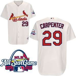 Chris Carpenter #29 St. Louis Cardinals Replica Home Jersey w/ 2009 