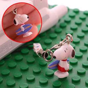 Snoopy Surfer Phone Charm  