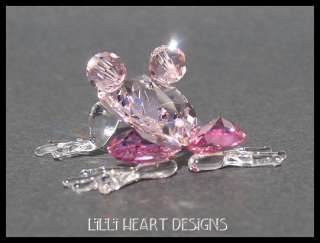 THINK PINK FROG MADE OUT OF SWAROVSKI CRYSTAL RETIRED  