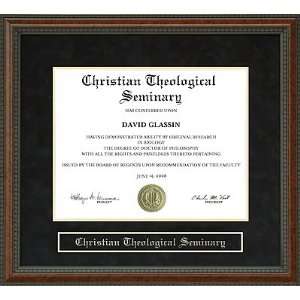  Christian Theological Seminary (CTS) Diploma Frame Sports 