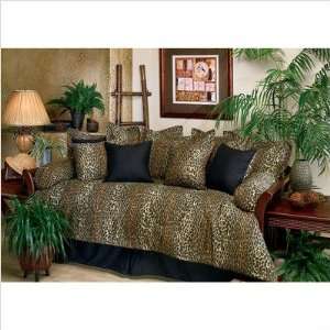  Bundle 49 Leopard Daybed Bedding Collection (8 Pieces 