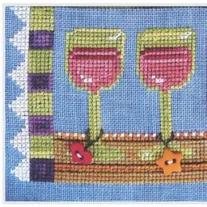  Daily Life Drink Good Wine   Cross Stitch Pattern Arts 