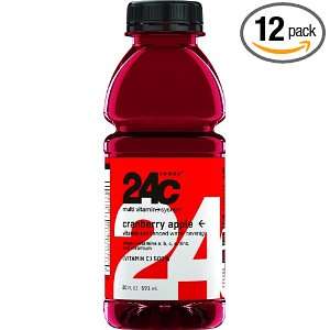 Jones Soda 24c Cranberry Apple, 20 Ounce Bottles (Pack of 12)  
