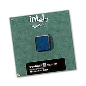  Intel Pentium III 1.0GHz 100MHz 256KB Socket 370 CPU Electronics