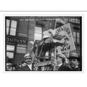  of bread float carried in Socialist Parade, New York
