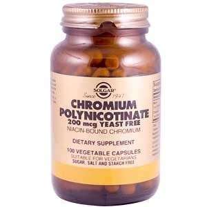 Chromium Polynicotinate 200mcg 100 Vcaps 3 Pack