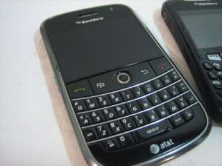 P20) Lot of 3 Blackberry Cell Phones Smartphone 9000, 9670 & 8320 