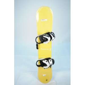New Snowjam Glowstick Yellow Snowboard with Medium Binding 136cm 