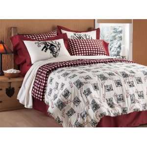  Snoozing Bear Reversible Comforter Set