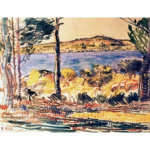   Dufy   32 x 24 inches   Studies of trees in Martigues
