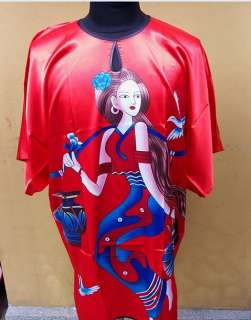 Charming Chinese Silk Womens Kimono Robe Gown  