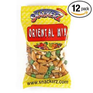 Snackerz Oriental Mix, 3 Ounce Packages (Pack of 12)  