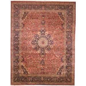  Hri Majestic E311 Rust/Navy 8 X 10 Area Rug