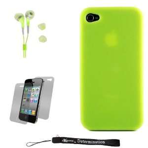 Green Smooth Durable Protective Silicone Skin Cover Case for New Apple 