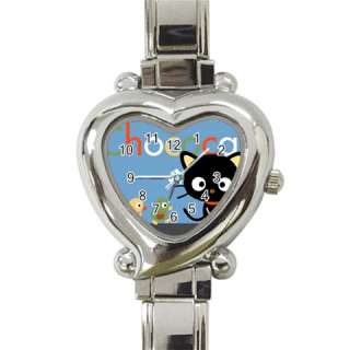 Chococat CUTE 2 Heart Italian Ladies Wrist Watch Gift  