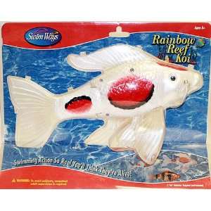  Swim Ways Rainbow Reef Koi White/Red Swimming Fish Toys 