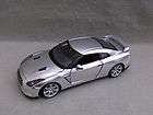 2009 Nissan GTR(GT R)  Diecast Car   Silver  124