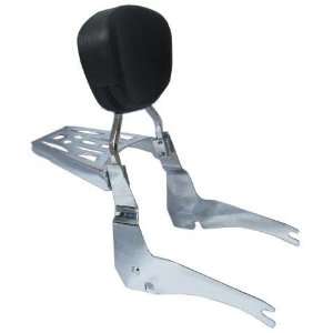 Detachable Sissybar w/ Backrest & Luggage Rack for 00+ Honda Shadow 