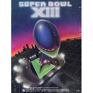  Super Bowl 13 Unsigned Sunday January 21, 1979 Football 