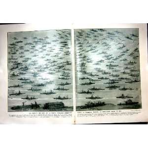  Cruiser Naval French Fleet Hadramaut French Print 1936 