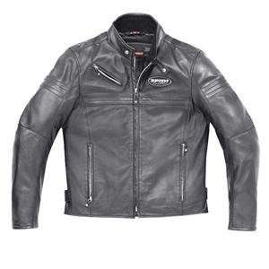  Spidi JK Leather Jacket   Small/Black Automotive