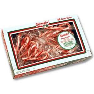 Red & White Peppermint Mini Canes   4 40 count boxes  