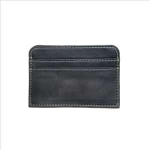  Piel 2848 BLK Small Leather Goods Slim Business Card Case 