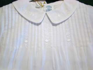   BROTHERS NB/3M BOYS EMBROIDERED CHRISTENING GOWN SET~NWT  