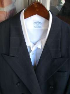 Christian Dior Black Mens Wool Dbl Brst Suit 40L 40 Long Tall Pants 34 
