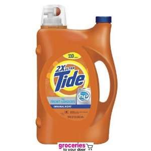Tide 2x HE Liquid Laundry Detergent, Original Scent, 110 Loads (Pack 