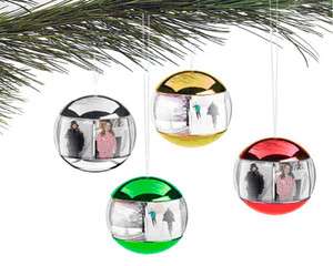 Umbra FOTOBALL Christmas Hanging Photo Frame in Ornament Ball 4 Colors 