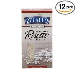 DeLallo Risotto Aborio Rice, 17.6 Ounce Units (Pack of 12)  