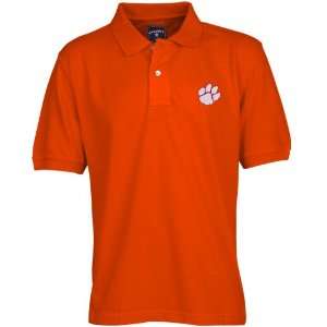  NCAA Colony Sportswear Clemson Tigers Icon Solid Polo 